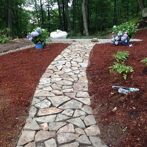 custom stone walkways in north nj best custom stone walkway company nj