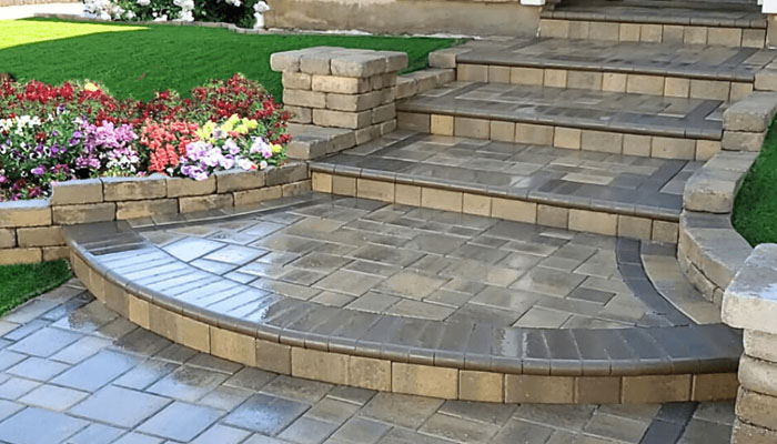 paver walkways steps in north nj north new jersey paver walkways steps contractor